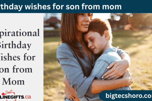 birthday wishes for son from mom