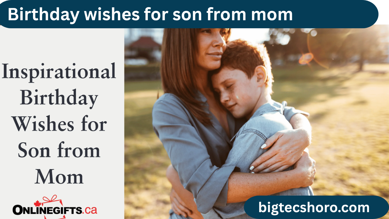 birthday wishes for son from mom