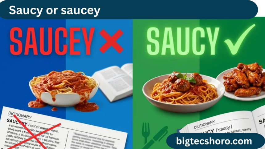 saucy or saucey